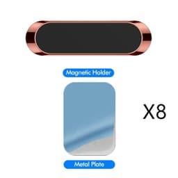 image-F6 Strip Plate Magnetic Car Phone Holder Stand Magnet Holder For Phone In Car Mount Holder