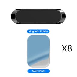 image-F6 Strip Plate Magnetic Car Phone Holder Stand Magnet Holder For Phone In Car Mount Holder