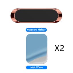 image-F6 Strip Plate Magnetic Car Phone Holder Stand Magnet Holder For Phone In Car Mount Holder
