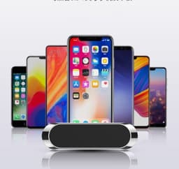 image-F6 Strip Plate Magnetic Car Phone Holder Stand Magnet Holder For Phone In Car Mount Holder