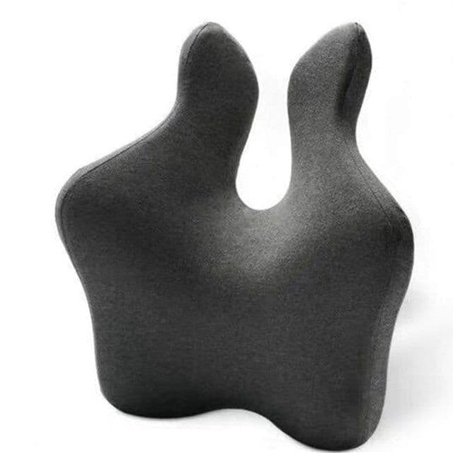 image-Back Cushion Memory Foam Car Seat Pillow Lumbar Support Back Massager Waist Cushion For Chairs Home Office Relieve
