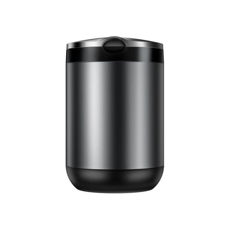image-Car Ashtray LED Light Alloy Ash Tray Aluminum Cup Portable Smokeless Auto Ashtray Flame Retardant Cigarette Holder Box