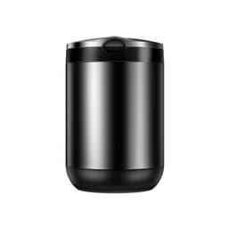 image-Car Ashtray LED Light Alloy Ash Tray Aluminum Cup Portable Smokeless Auto Ashtray Flame Retardant Cigarette Holder Box