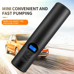 image-Tyre Inflator Cordless Portable Compressor Digital Car Electric Air Pump 12V 150PSI Rechargeable Air Pump For Car Bicycle
