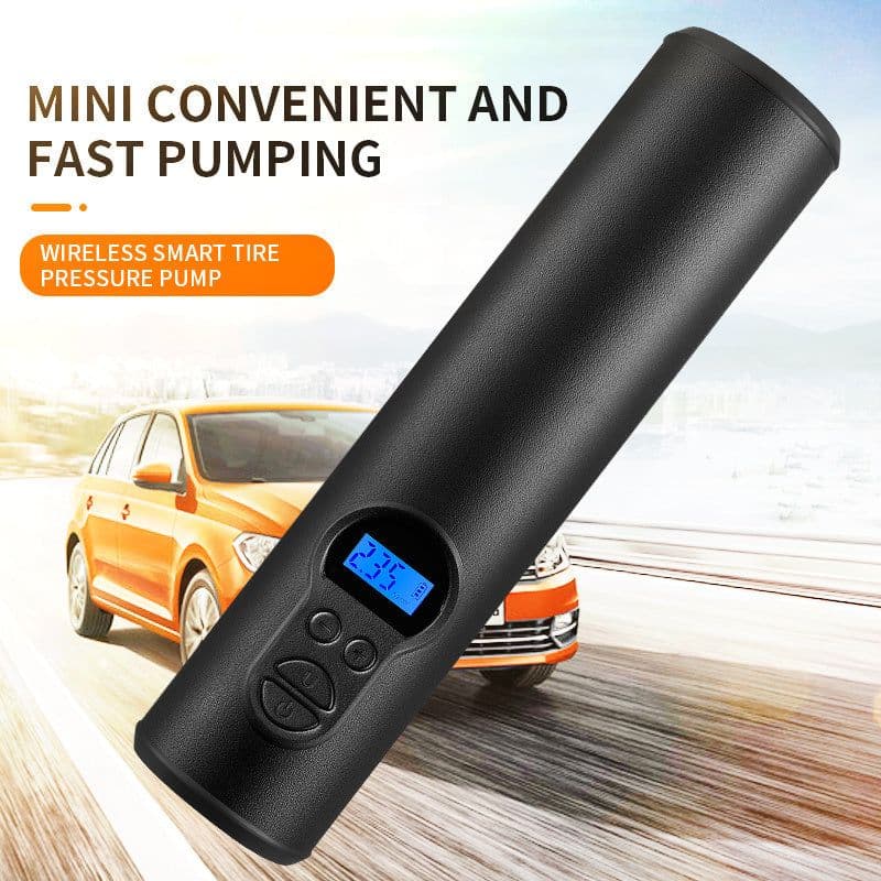 image-Tyre Inflator Cordless Portable Compressor Digital Car Electric Air Pump 12V 150PSI Rechargeable Air Pump For Car Bicycle