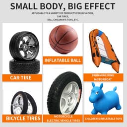 image-Tyre Inflator Cordless Portable Compressor Digital Car Electric Air Pump 12V 150PSI Rechargeable Air Pump For Car Bicycle
