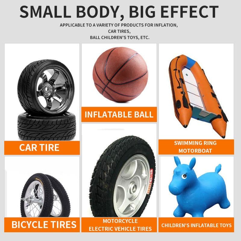 image-Tyre Inflator Cordless Portable Compressor Digital Car Electric Air Pump 12V 150PSI Rechargeable Air Pump For Car Bicycle