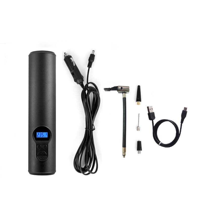 image-Tyre Inflator Cordless Portable Compressor Digital Car Electric Air Pump 12V 150PSI Rechargeable Air Pump For Car Bicycle