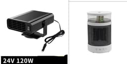 image-Universal Car Defrost Heater Window Mist Remover 12V24V Heating And Cooling Accessories Fan