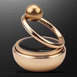 image-Solar Rotate Car Perfume Air Freshener Aromatherapy Auto Fragrance