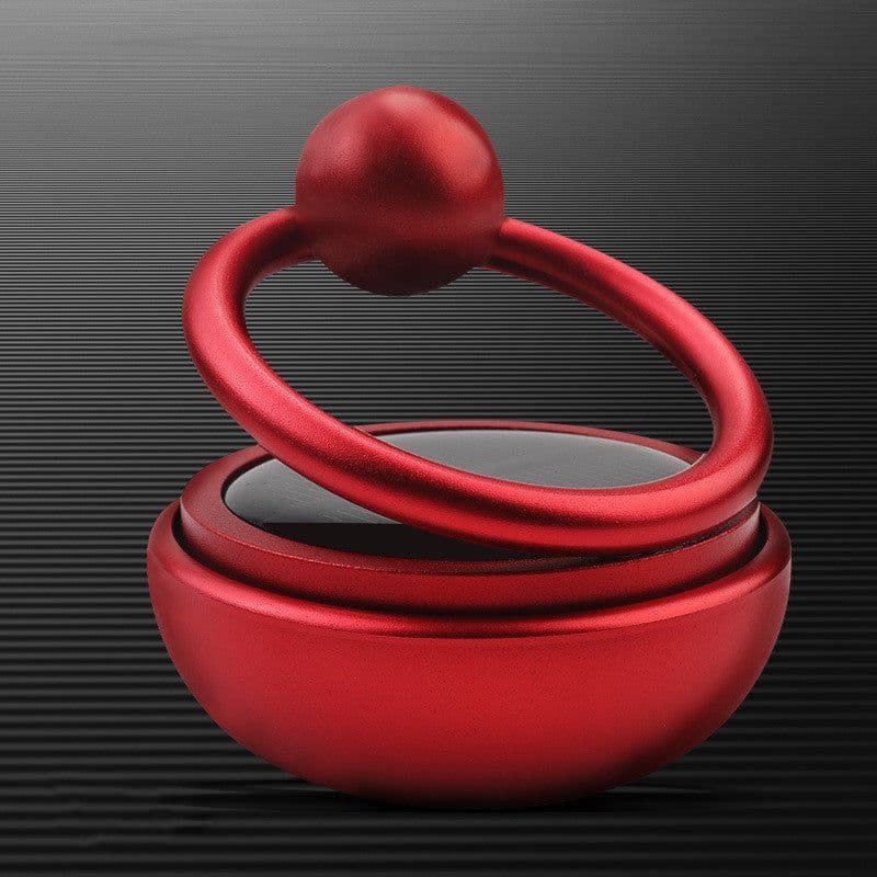 image-Solar Rotate Car Perfume Air Freshener Aromatherapy Auto Fragrance
