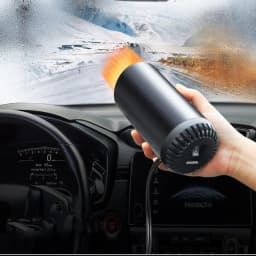 image-Car Heater Vehicle Heating Cooling Fan Portable Defrosting and Defogging Small Electrical Appliance Fun