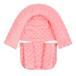 image-Baby Car Safety Soft Sleeping Head Support Pillow with Matching Seat Belt Strap Covers Baby Carseat Neck Protection Headrest
