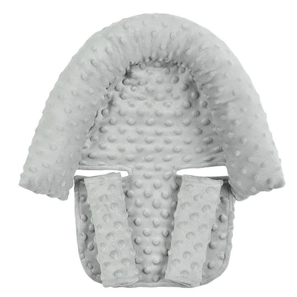 image-Baby Car Safety Soft Sleeping Head Support Pillow with Matching Seat Belt Strap Covers Baby Carseat Neck Protection Headrest