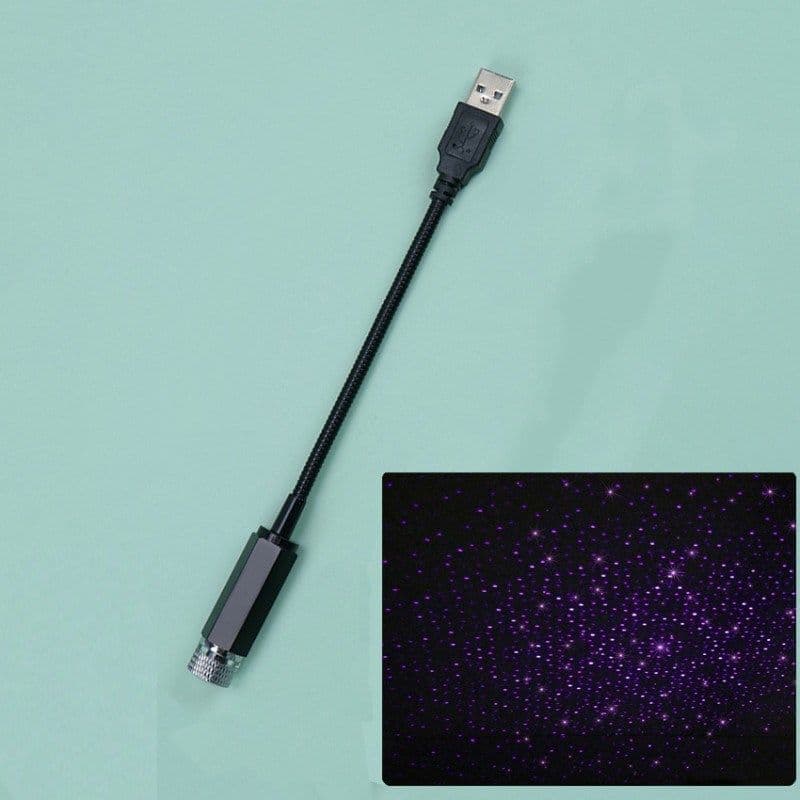 image-LED Car Roof Star Night Lights Projector Light Inte