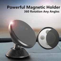 image-Universal Magnetic Car Phone Holder Stand In Car Magnet Air Vent Mount Cell Mobile Phone Support Smartphone