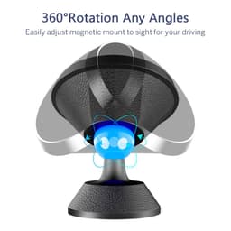 image-Universal Magnetic Car Phone Holder Stand In Car Magnet Air Vent Mount Cell Mobile Phone Support Smartphone