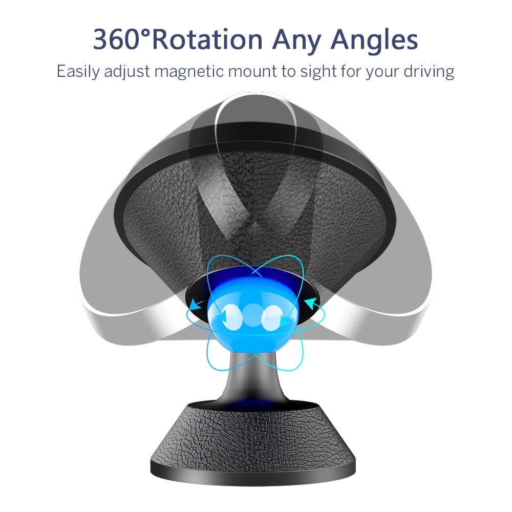 image-Universal Magnetic Car Phone Holder Stand In Car Magnet Air Vent Mount Cell Mobile Phone Support Smartphone