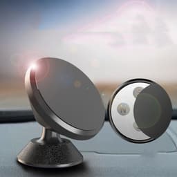 image-Universal Magnetic Car Phone Holder Stand In Car Magnet Air Vent Mount Cell Mobile Phone Support Smartphone