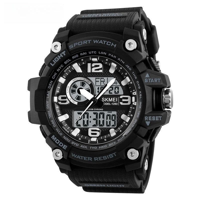image-Sports Waterproof Electronic Watch Multifunctional Men