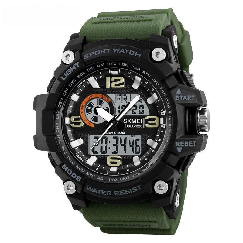 image-Sports Waterproof Electronic Watch Multifunctional Men