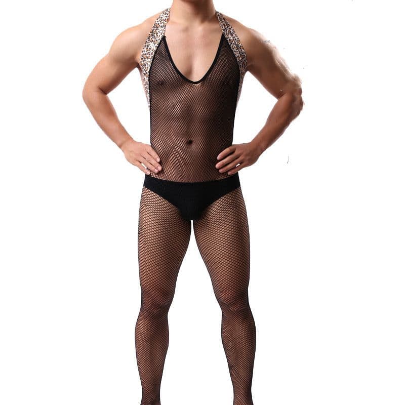 image-Men's Suspenders Transparent Ultra-thin High Elastic Socks
