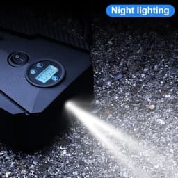 image-Portable Car Air Compressor DC 12V Digital Tire Inflator Air 150 PSI Auto Air For Car Motorcycle LED Light Tire