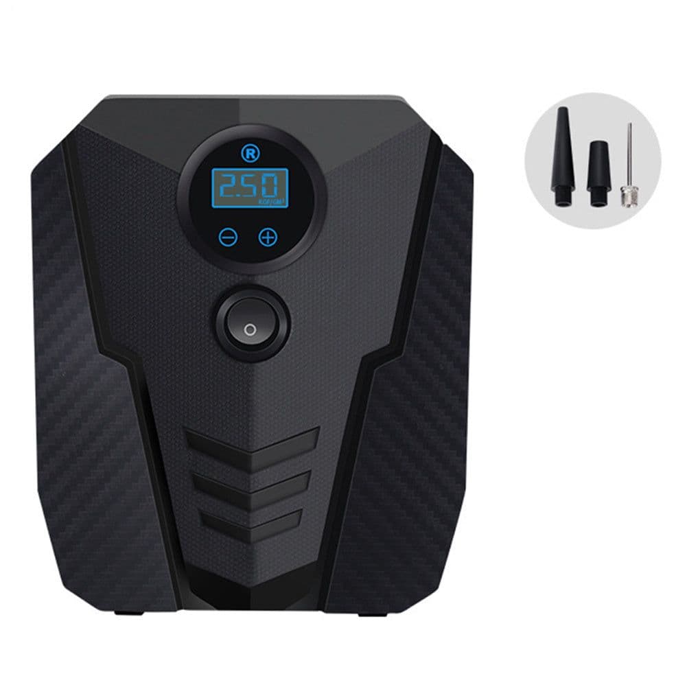 image-Portable Car Air Compressor DC 12V Digital Tire Inflator Air 150 PSI Auto Air For Car Motorcycle LED Light Tire