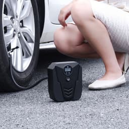 image-Portable Car Air Compressor DC 12V Digital Tire Inflator Air 150 PSI Auto Air For Car Motorcycle LED Light Tire
