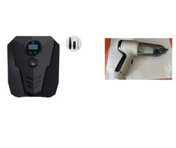 image-Portable Car Air Compressor DC 12V Digital Tire Inflator Air 150 PSI Auto Air For Car Motorcycle LED Light Tire