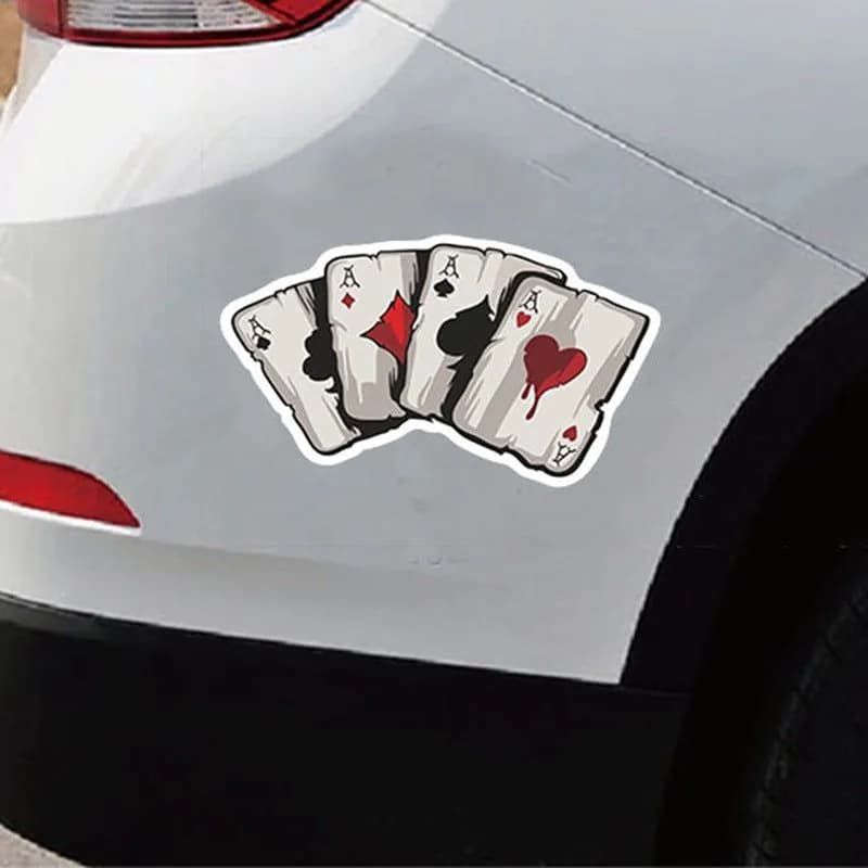 image-Foreign Trade Cross-border Color Inkjet Reflective Car Stickers