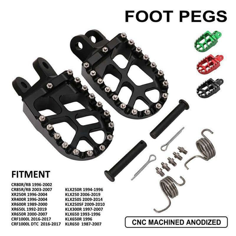 image-Off-road Motorcycle Modified Parts CNC Aluminum Pedal