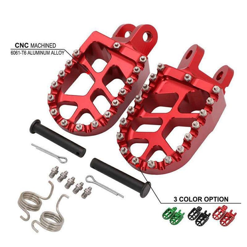 image-Off-road Motorcycle Modified Parts CNC Aluminum Pedal