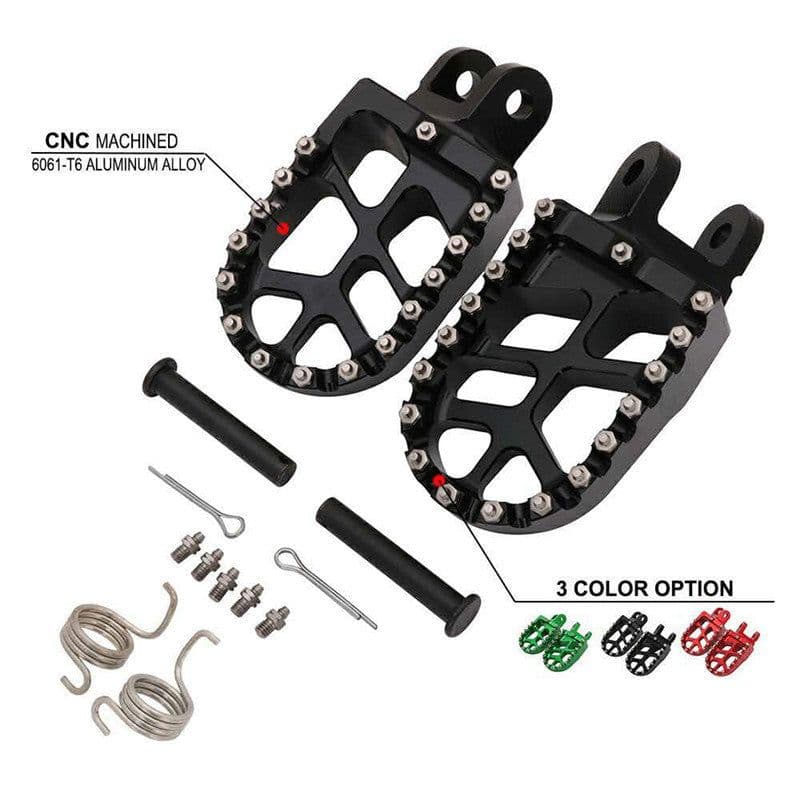 image-Off-road Motorcycle Modified Parts CNC Aluminum Pedal