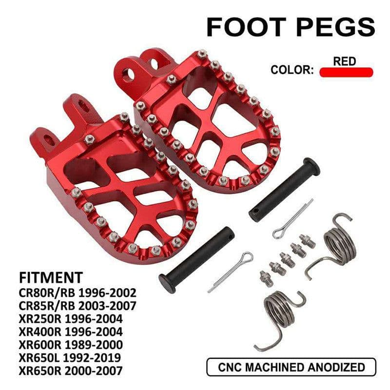 image-Off-road Motorcycle Modified Parts CNC Aluminum Pedal