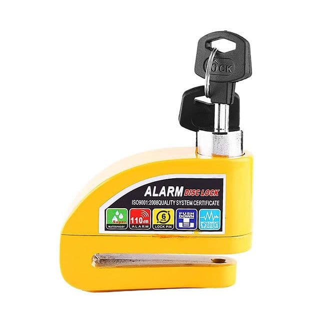 image-Alarm Disc Lock Anti-Theft Alarm Disc Brake Lock Aluminum Alloy Lock