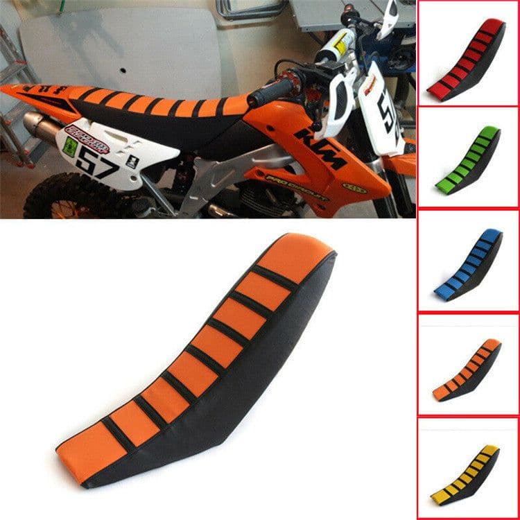 image-Off-road Motorcycle Seat Cover Double Seat Bag PVC Cushion