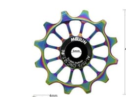 image-Rear Derailleur Guide Wheel For Bearing Mountain Road Folding Bike