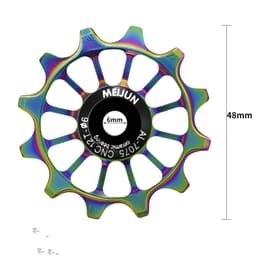 image-Rear Derailleur Guide Wheel For Bearing Mountain Road Folding Bike