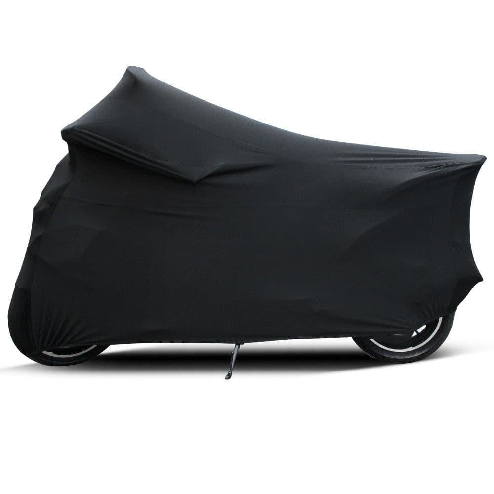 image-Four-Sided Stretch Cloth Motorcycle Jacket For Indoor Use, Tight-Fitting Stretch Motorcycle Cover