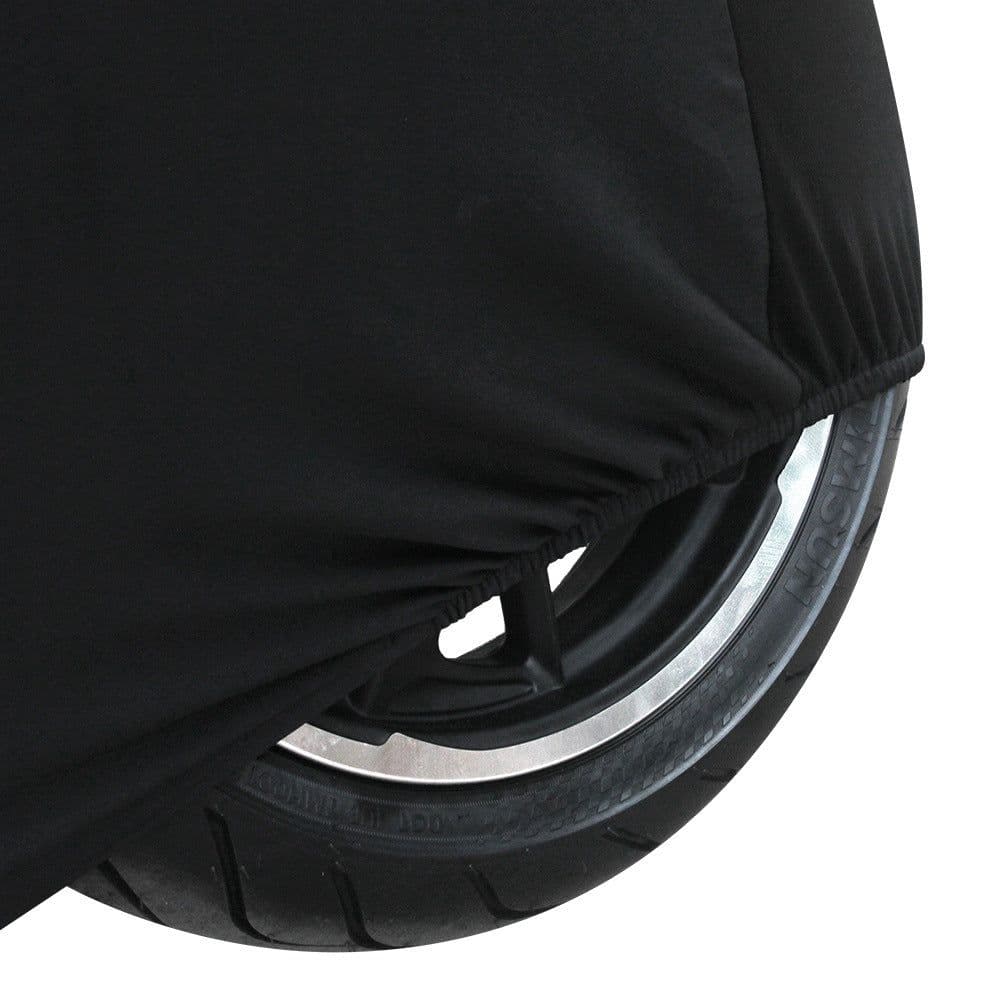 image-Four-Sided Stretch Cloth Motorcycle Jacket For Indoor Use, Tight-Fitting Stretch Motorcycle Cover