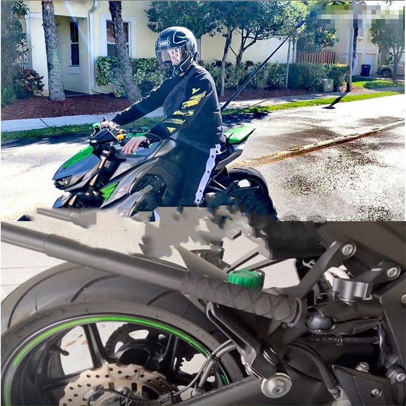 image-TUYU Motorcycle Bike Invisible Selfie Stick Monopod Handlebar Mount Bracket for GoPro Max 9 Insta360 One R X2 Camera Accessories