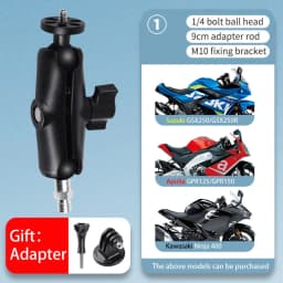 image-Motorcycle Bracket Gopro Bracket Insta360Oner Accessories 360 Panoramic Sports Camera