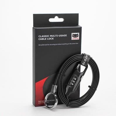 image-Cateye Bicycle Electric Motorcycle Helmet Lock Luggage Bag Password Cable Lock
