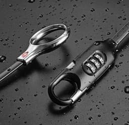 image-Cateye Bicycle Electric Motorcycle Helmet Lock Luggage Bag Password Cable Lock