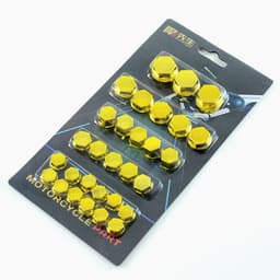 image-Motorcycle Modification Accessories Head Screw Cover Decoration Scooter Screw Hat