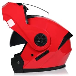 image-Motorcycle And Locomotive Winter Dual-Lens Uncovered Helmet Men And Women Four Seasons Full Cover Electric Car Cap Bluetooth Headset