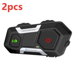 image-HEROBIKER Motorcycle Intercom Helmet Headset Helmet Waterproof Speaker Interphone Moto Headset Wireless Intercomunicador 1200M