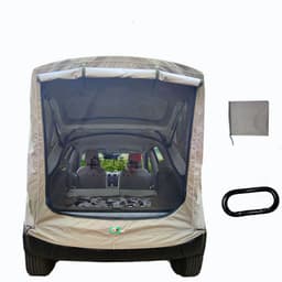 image-Car Trunk Extension Tent At The Rear Of The Car