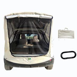 image-Car Trunk Extension Tent At The Rear Of The Car